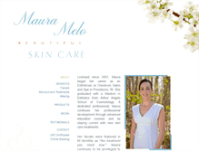 Tablet Screenshot of maurameloskincare.com